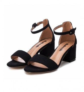 Refresh Sandals 079864 black -Height heel 6 cm
