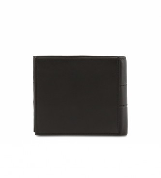 Bikkembergs Leather briefcase E4BPME1I3053 black -11.5x9.5x1.5cm
