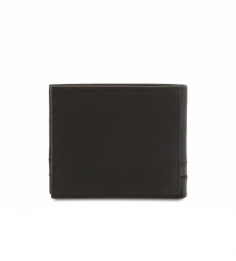 Bikkembergs Leather wallet E2CPME3F3043 black -12x9x1cm