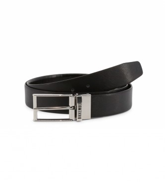 Bikkembergs Leather belt E2CPME351214 black