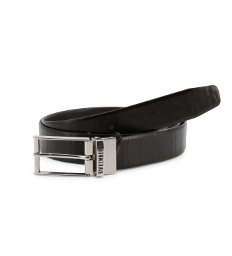 Bikkembergs Leather belt E2CPME351214 black