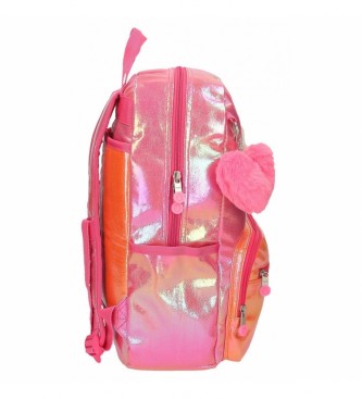 Enso Enso Cat Cuddler school backpack pink
