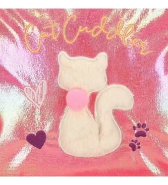 Enso Borsa Enso Cat Cuddler rosa con coulisse