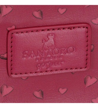 Santoro Gorjuss For my love zaino rosa per laptop
