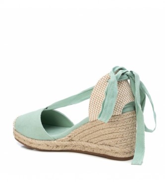 Refresh Greenish blue wedge sandals - Wedge height 8cm