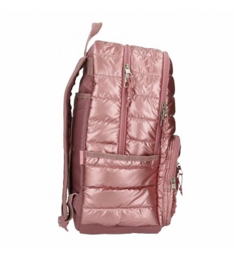 Pepe Jeans Carol Backpack 44cm Doppelfach rosa