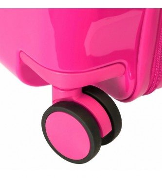 Enso Maleta Infantil EnsoCat Cuddler 2 ruedas multidireccionales rosa