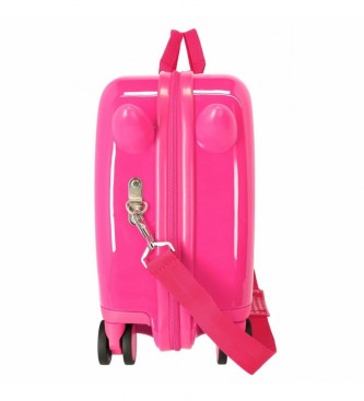 Enso Enso Cat Cuddler 2 wheeled multidirectional suitcase pink