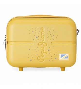 Pepe Jeans Pepe Jeans Jane yellow ABS toiletry bag adaptable to a trolley