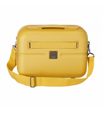 Pepe Jeans Pepe Jeans Jane yellow ABS toiletry bag adaptable to a trolley