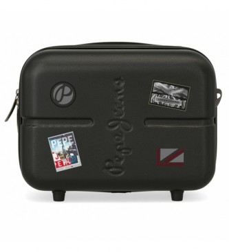 Pepe Jeans Pepe Jeans Chest ABS Trolley Kulturtasche schwarz -29x21x15cm