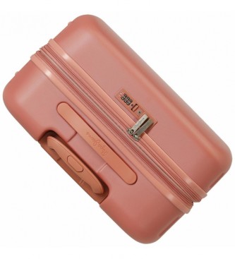 Pepe Jeans Set of Pepe Jeans Highlight terracotta rigid suitcases 55-70cm