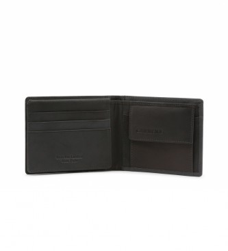 Carrera Jeans Gray leather wallet -11.5x9x2.5