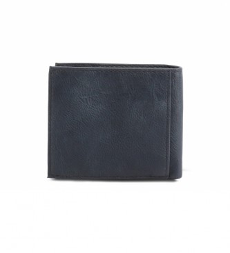 Carrera Jeans Blue leather wallet -11x9x2cm