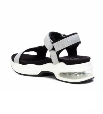 Xti Grey sport sandals - Platform height 6cm 