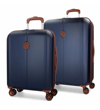 El Potro Set di valigie El Potro Ocuri blu navy 55-70 cm