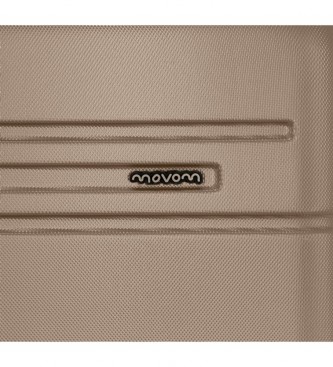 Movom Juego de maletas rígidas 55-68cm Movom Galaxy champagne