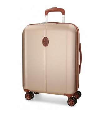 El Potro Rozszerzana walizka Ocuri Beige -40x55x20cm
