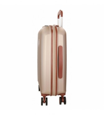 El Potro Cabin size suitcase Ocuri champagne 55cm