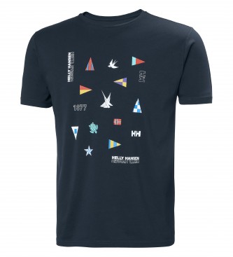 Helly Hansen T-shirt da marinha Shoreline 2.0