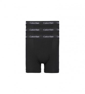 Calvin Klein Pack 3 boxers Trunk noir 