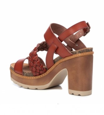 Refresh Sandals 079723 camel -Height heel: 10cm