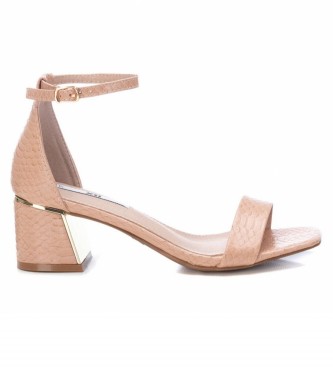 Xti Sandals with pink heel - Height heel 6cm 