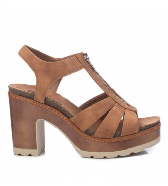 Refresh Sandals 072739 brown  Heel height:10cm