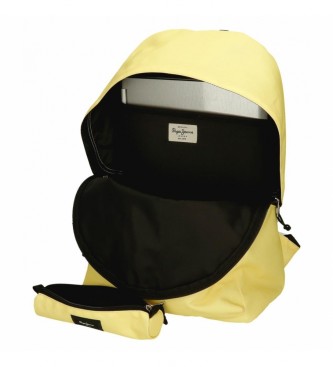 Pepe Jeans Pepe Jeans Aris Backpack + Case Light Yellow