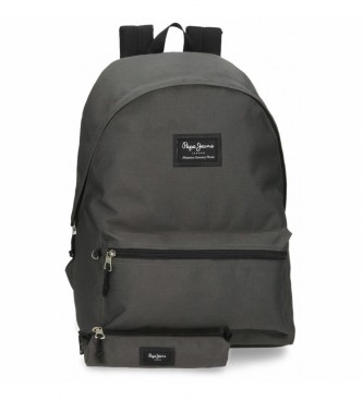 Pepe Jeans Pepe Jeans Aris Backpack + Anthracite Green Case
