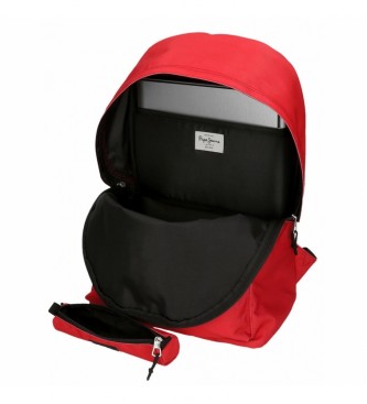 Pepe Jeans Pepe Jeans Aris Backpack + Case Red