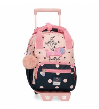 Enso Enso Friends Together pequena mochila com trolley pink