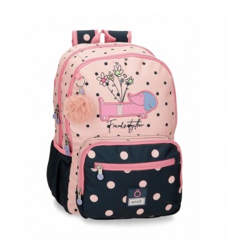 Enso Enso Friends Together Rucksack Doppelfach anpassungsfhig rosa