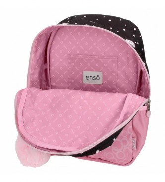 Enso Enso Love Vibes stroller backpack with pink trolley
