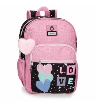 Enso EnsoLove Vibes adaptable school backpack pink