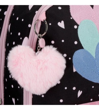 Enso Enso Love Vibes Schulrucksack mit rosa Trolley