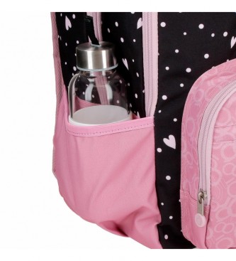 Enso EnsoLove Vibes backpack double compartment pink