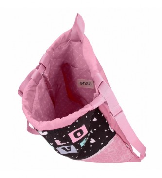 Enso Enso Love Vibes nahrbtnik torba roza