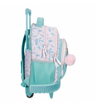 Joumma Bags Frozen Memories two-wheeled backpack blue