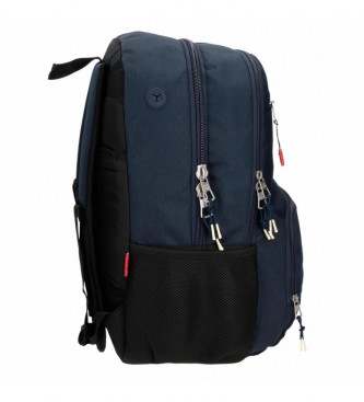 Pepe Jeans Dikran adaptable backpack blue