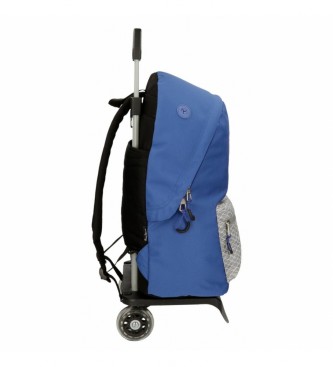 Pepe Jeans Darren backpack 44cm with blue trolley