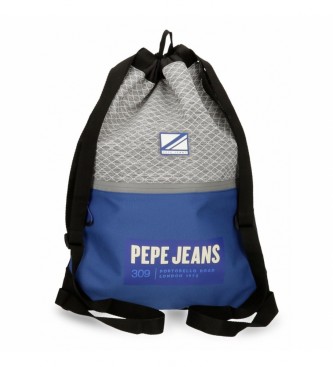 Pepe Jeans Leslie blue backpack bag