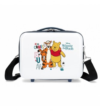 Disney Winnie & Tigger ABS toiletry bag adaptable white