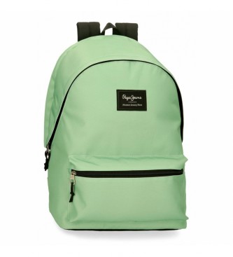 Pepe Jeans Aris Computer Backpack Colorful Pastel Green