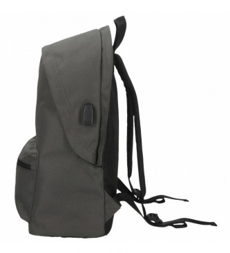 Pepe Jeans Aris Computer Backpack Antracite Colorful Anthracite
