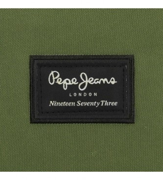 Pepe Jeans Aris Computer Backpack Colorful Dark Green