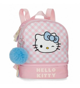 Joumma Bags Plecak Hello Kitty Wink 28 cm z pojemnikiem na lunch różowy