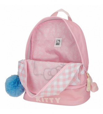 Joumma Bags Plecak Hello Kitty Wink 28 cm z pojemnikiem na lunch różowy