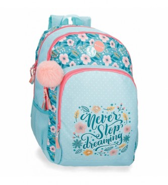 Movom Never Stop Dreaming School Backpack blue