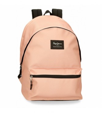 Pepe Jeans Aris Colorful Pink Nude Backpack